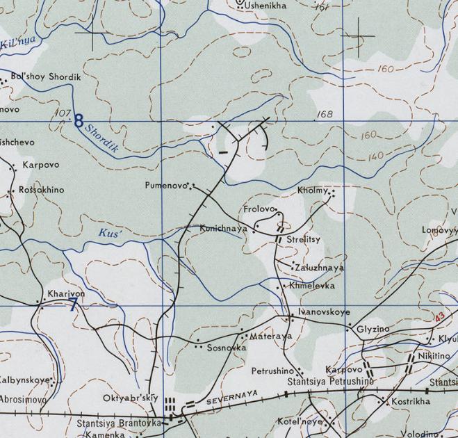 Октябрьская узкоколейная железная дорога — схемы и топографические карты Октябрьская узкоколейная железная дорога — схемы и топографические карты