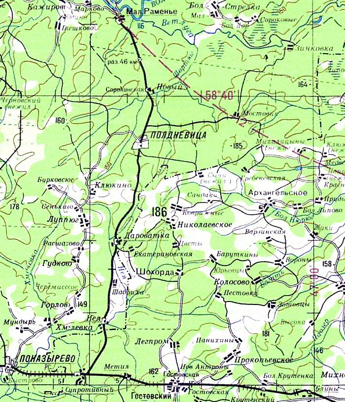 Шортюгская железная дорога - схемы и топографические карты Шортюгская железная дорога - схемы и топографические карты