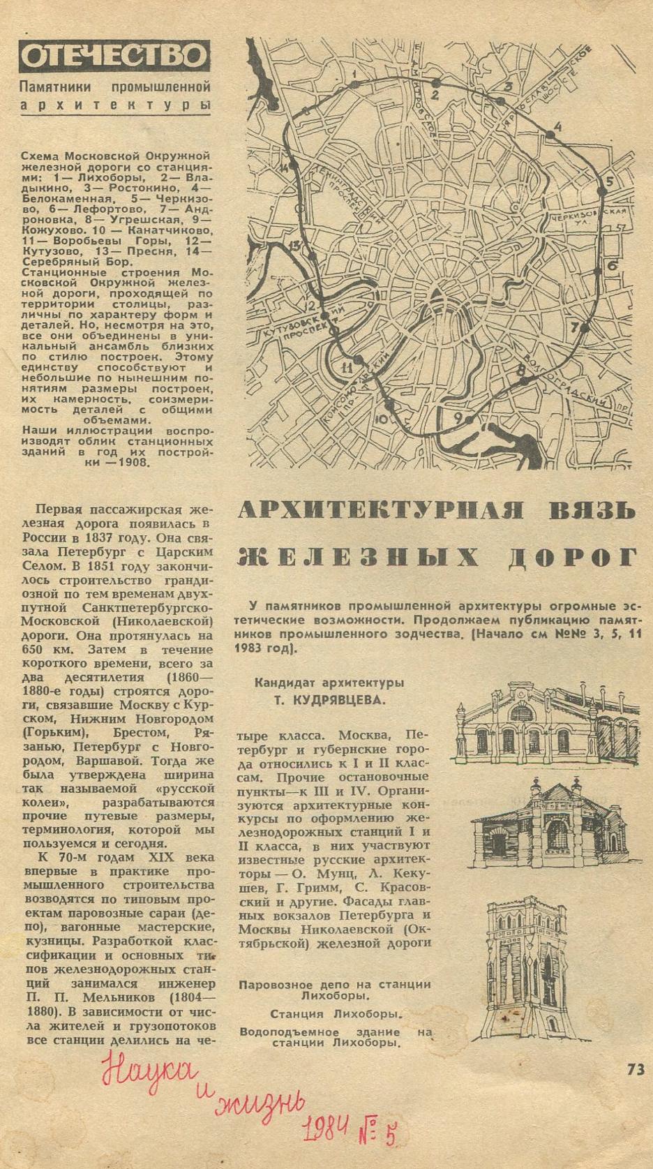 Московская Окружная железная дорога — материалы средств массовой информации Московская Окружная железная дорога — материалы средств массовой информации