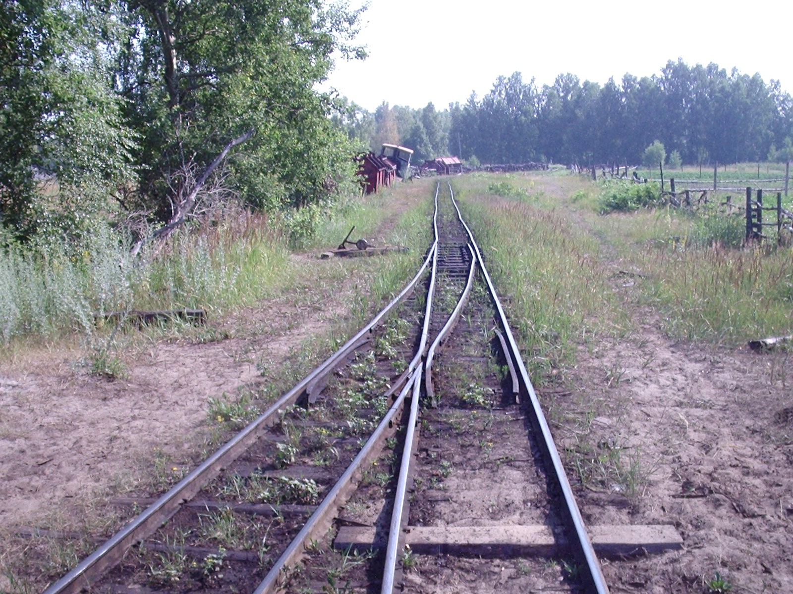 Узкоколейная железная дорога Мещерского торфопредприятия — фотографии, сделанные в 2006 году (часть 9) Узкоколейная железная дорога Мещерского торфопредприятия — фотографии, сделанные в 2006 году (часть 9)