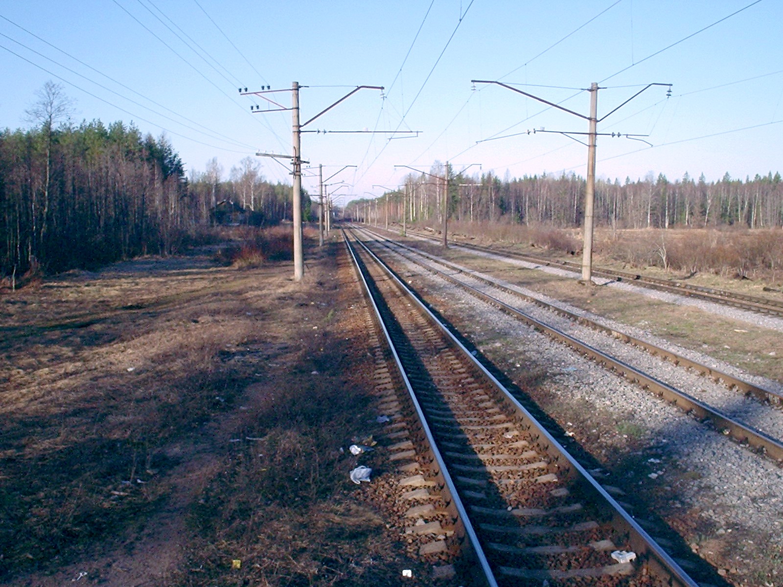 Железнодорожная линия Тосно — Шапки — фотографии, сделанные в 2006 году Железнодорожная линия Тосно — Шапки — фотографии, сделанные в 2006 году