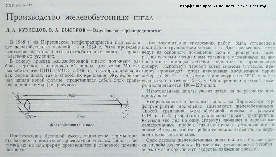 Узкоколейная железная дорога Вареговского торфопредприятия - материалы средств массовой информации Узкоколейная железная дорога Вареговского торфопредприятия - материалы средств массовой информации
