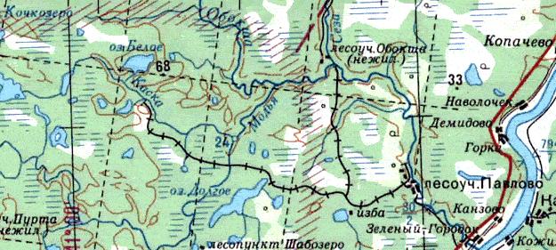Ракульская узкоколейная железная дорога - топографические карты Ракульская узкоколейная железная дорога - топографические карты