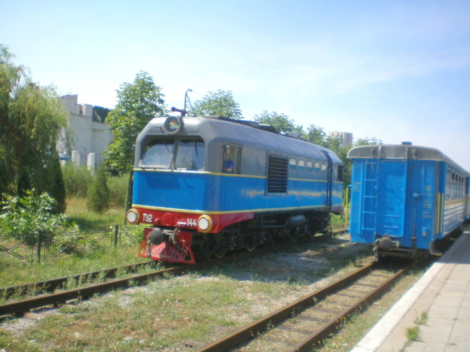 Запорожская детская железная дорога — фотографии, сделанные в 2009 году (часть 3) Запорожская детская железная дорога — фотографии, сделанные в 2009 году (часть 3)