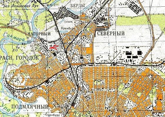 Узкоколейная железная дорога Оренбургского шпалопропиточного  завода