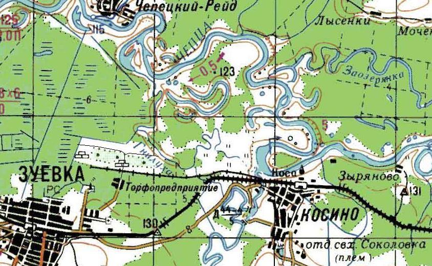 Узкоколейная железная дорога Зуевского торфопредприятия Узкоколейная железная дорога Зуевского торфопредприятия
