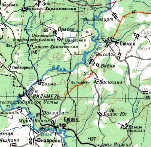 Узкоколейная железная дорога Орловского торфопредприятия - схемы и топографические карты Узкоколейная железная дорога Орловского торфопредприятия - схемы и топографические карты