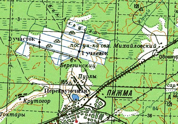 Узкоколейная железная дорога Альцевского торфопредприятия - схемы и топографические карты Узкоколейная железная дорога Альцевского торфопредприятия - схемы и топографические карты