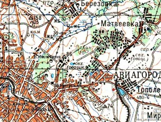 Малая Дальневосточная детская железная дорога — схемы и топографические карты Малая Дальневосточная детская железная дорога — схемы и топографические карты