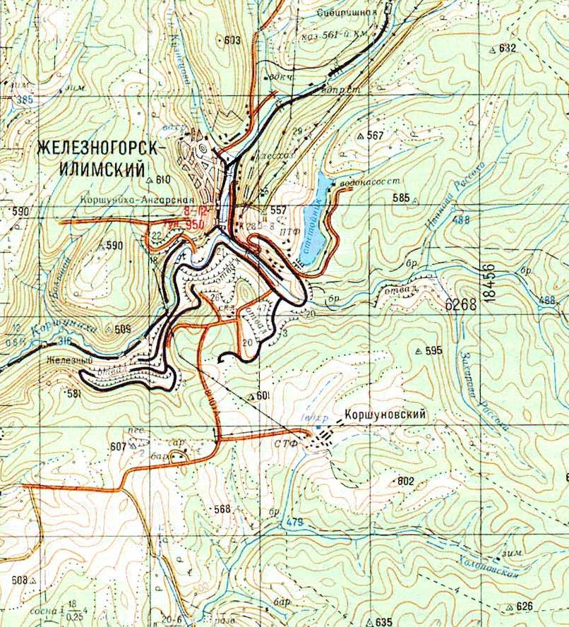 Железнодорожные линии Коршуновского горно-обогатительного комбината Железнодорожные линии Коршуновского горно-обогатительного комбината